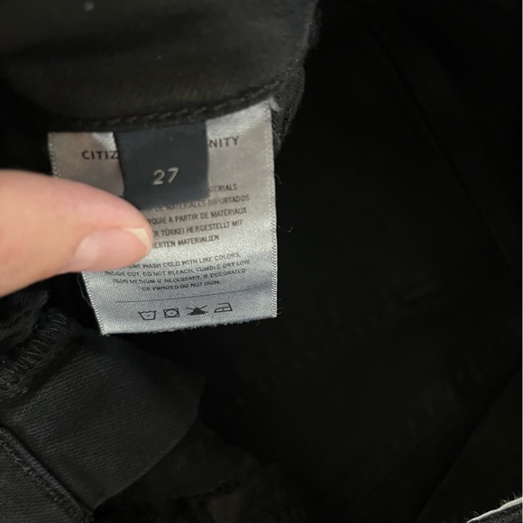 Citizens of Humanity Jolene in black plush - Picture 5 of 11